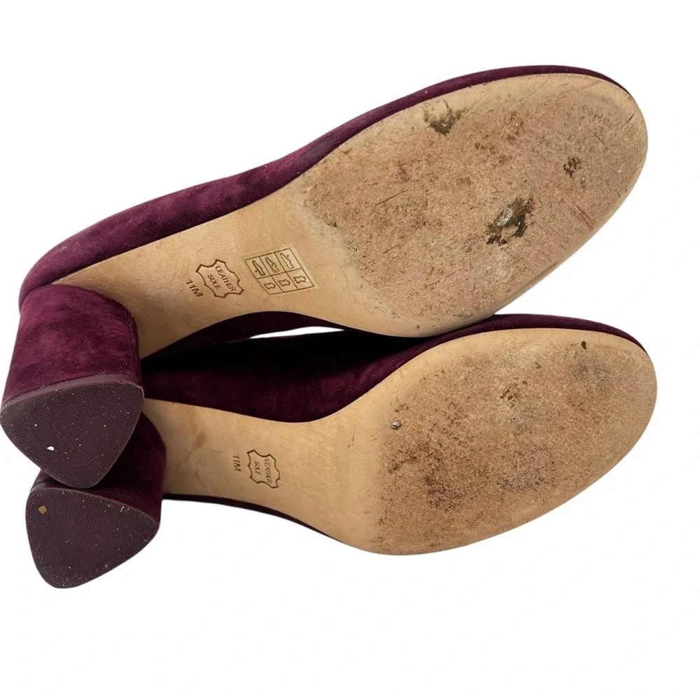 Tory Burch Plum Suede Heels